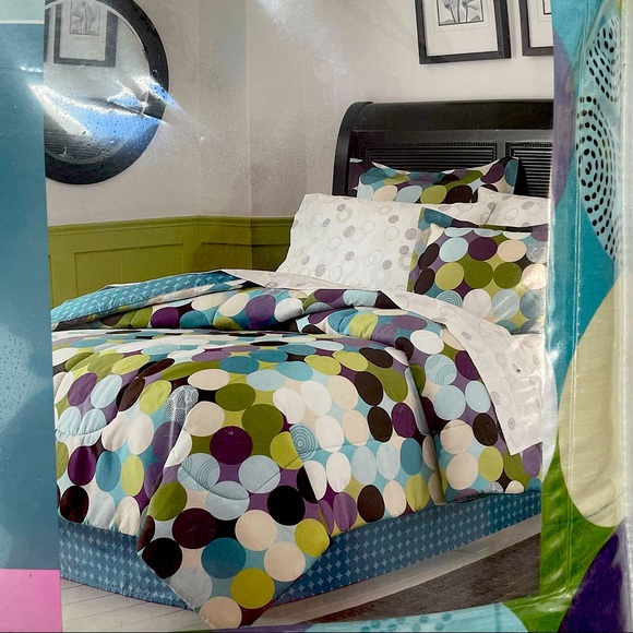 Essential Home Bedding Essential Home 8 Piece Bed In A Bag Optic